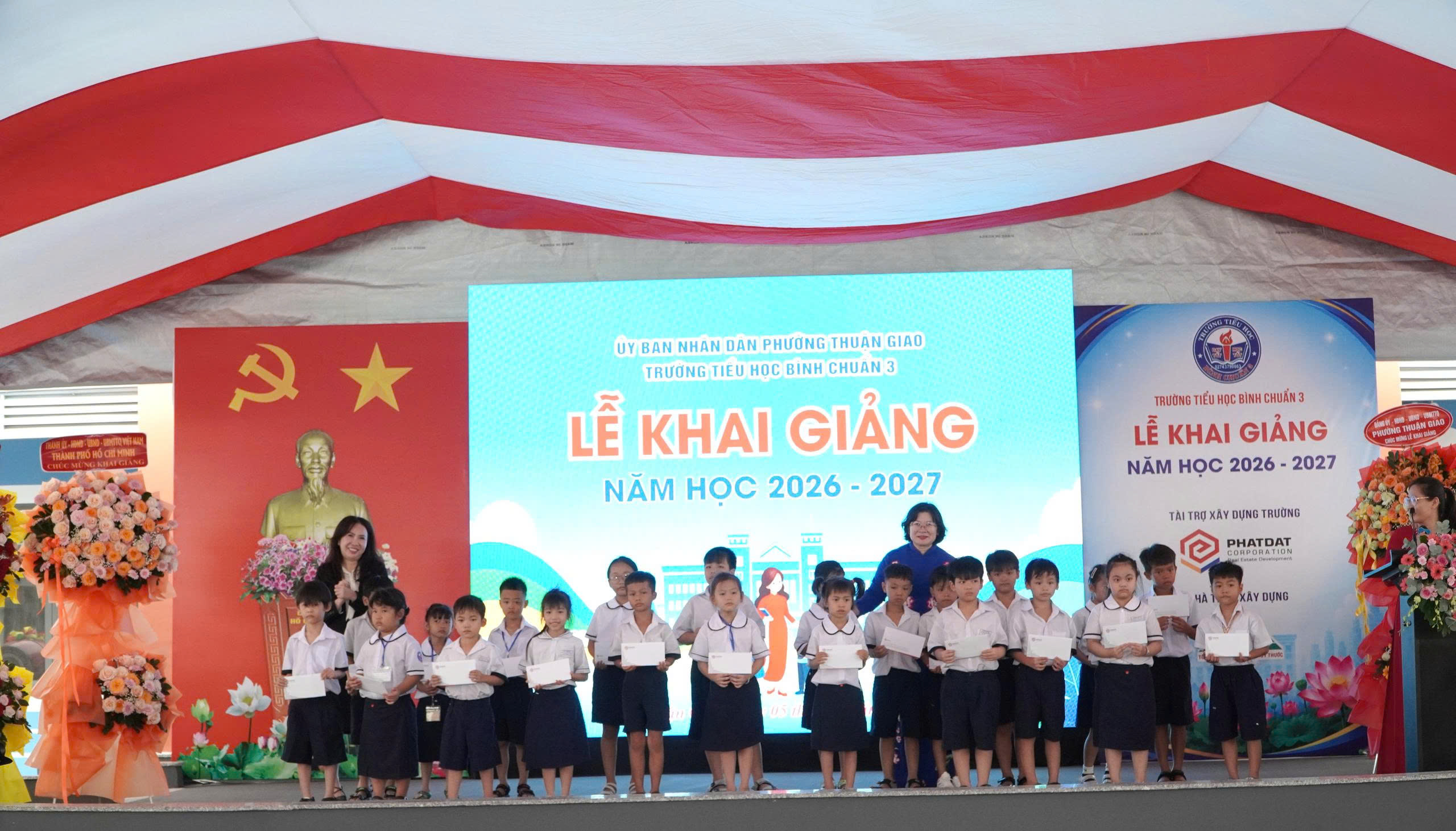 Trường Tiểu học Bình Chuẩn 3 chính thức bước vào năm học mới 2026 - 2027