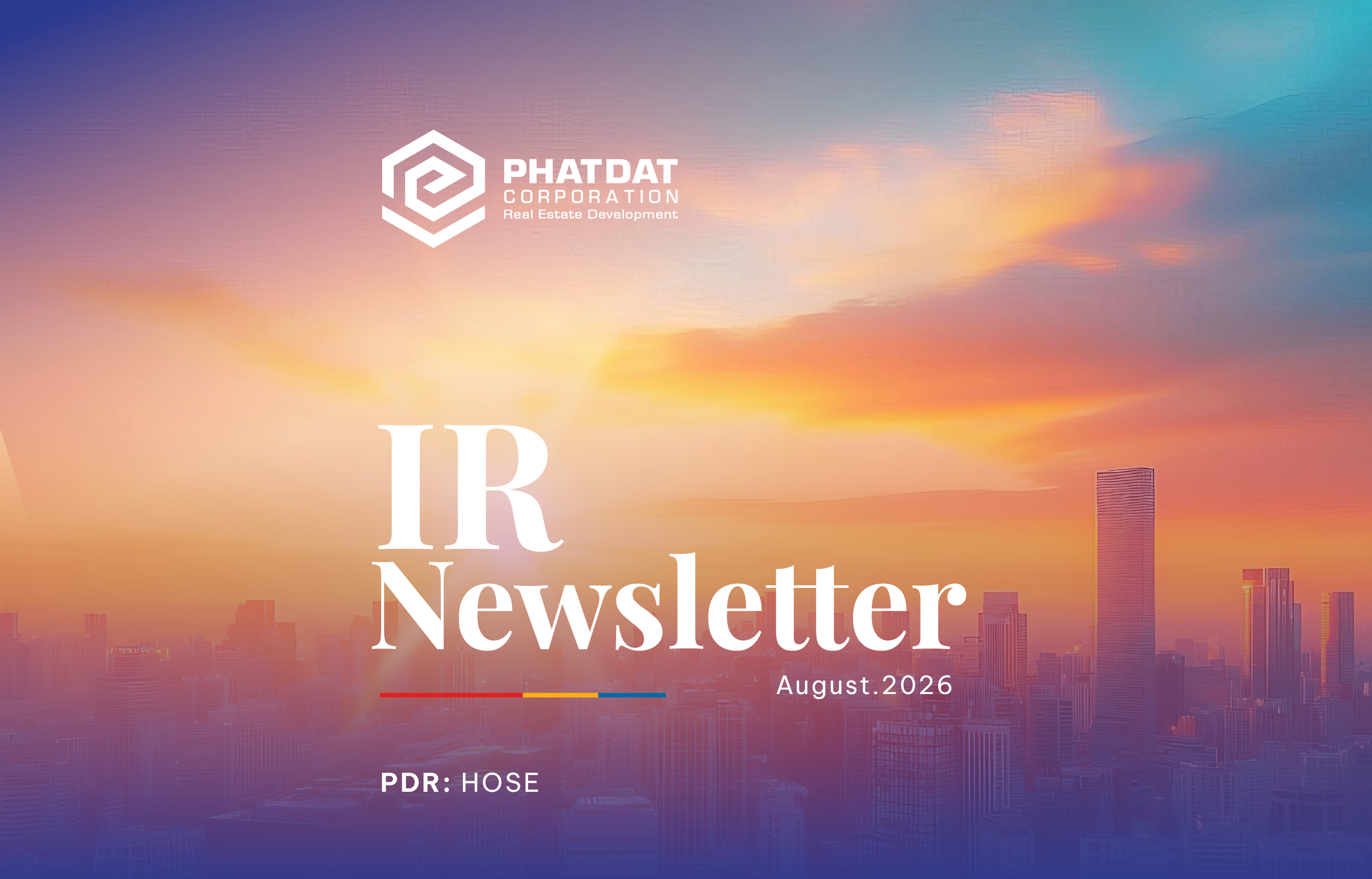 PDR IR NEWSLETTER – AUGUST 2026