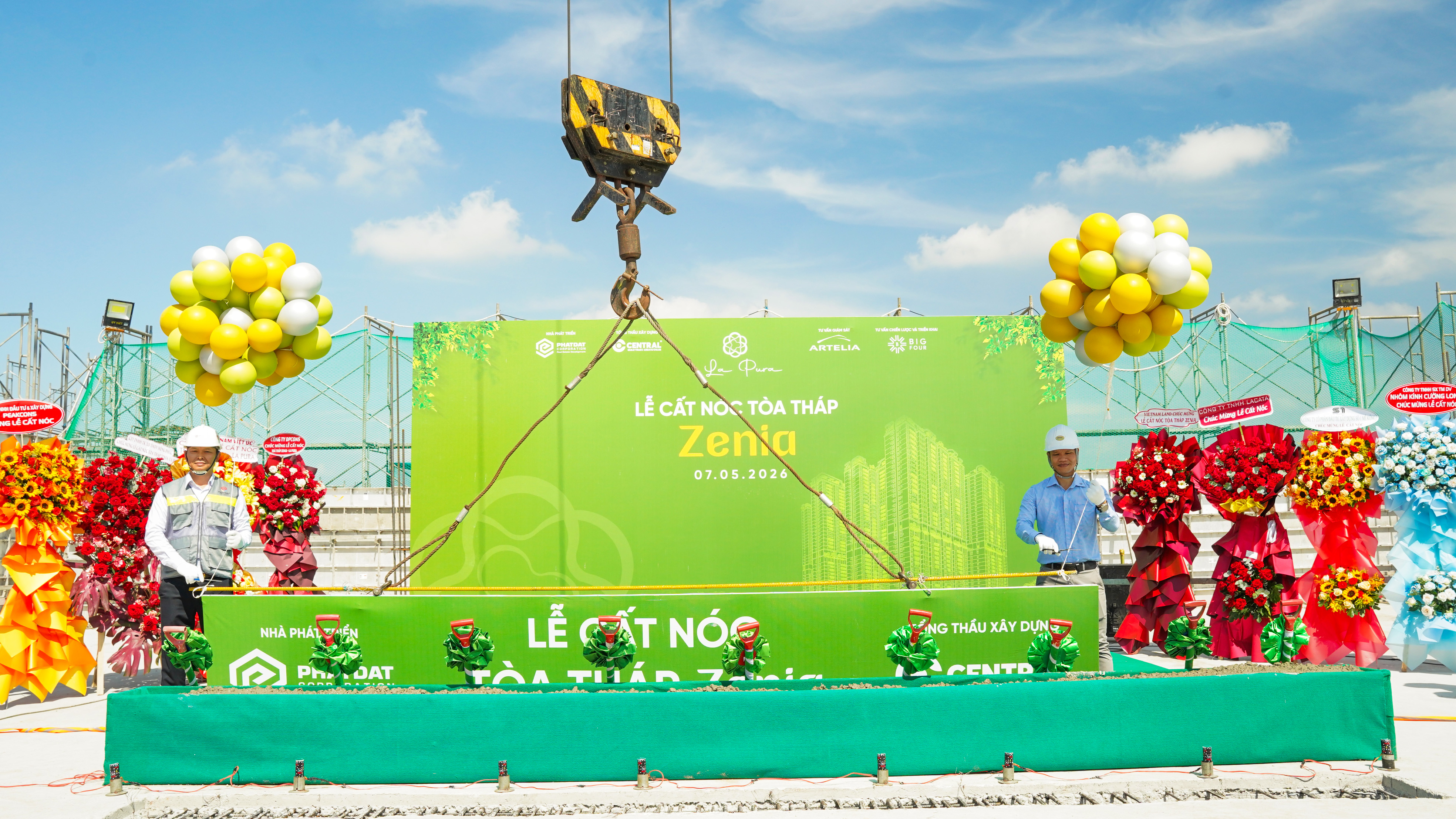 Photo report: Topping-out ceremony of Zenia Tower under La Pura Project